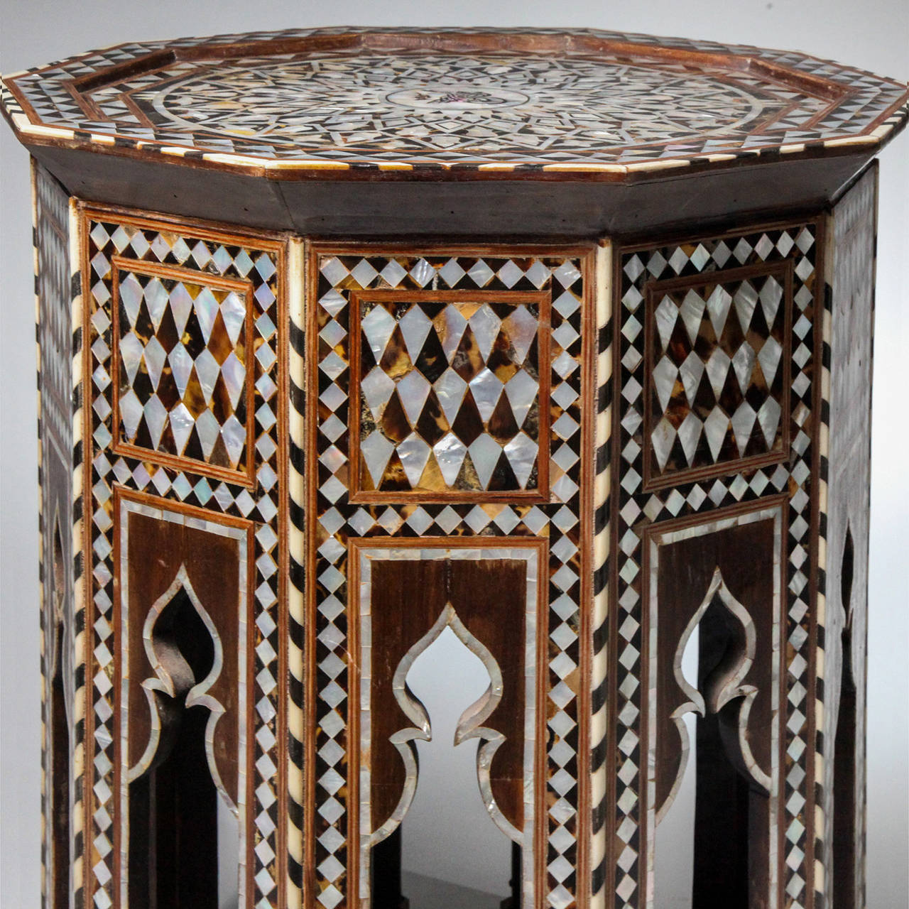 syrian inlaid table