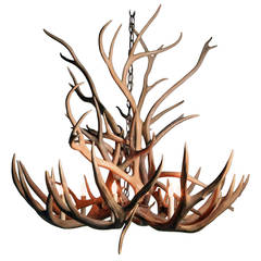 Vintage Deer Antler Chandelier