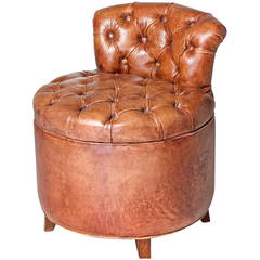 Tufted Leather Chair 3