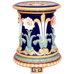 Antique Minton Garden Seat