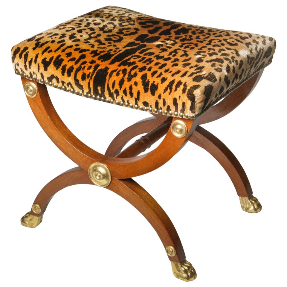 Regency Curule Bench