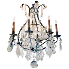 Antique Crystal Chandelier
