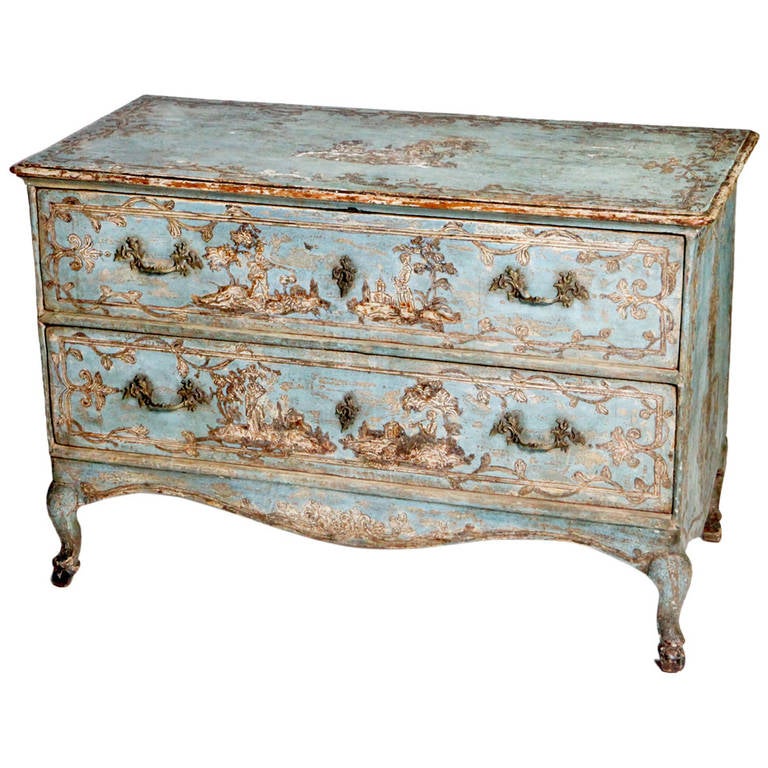 18th Century Painted Commode at 1stdibs