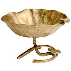 Brass Lily Pad Vide Poche