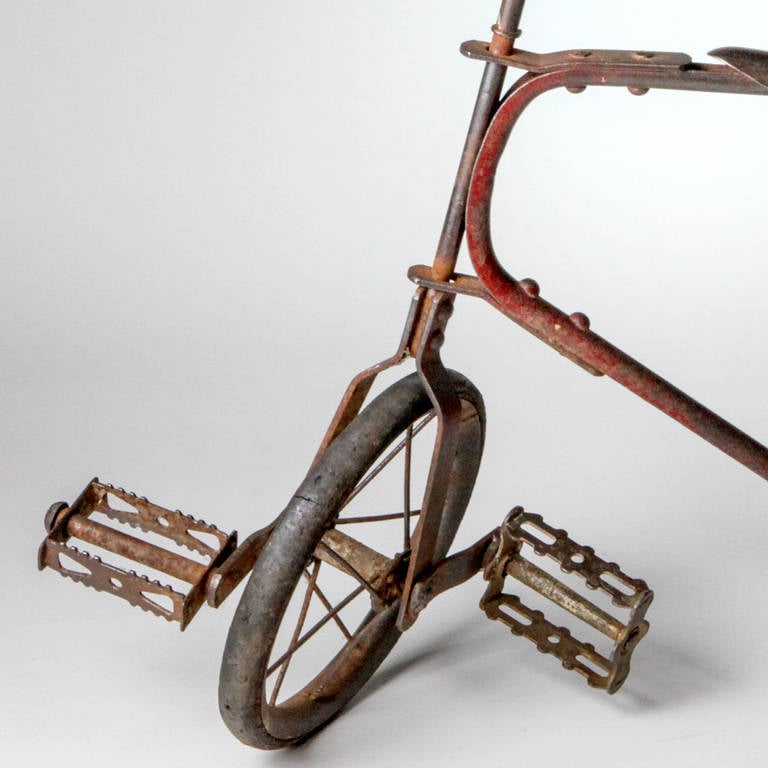 Vintage French Child's Tricycle In Good Condition In New York, NY
