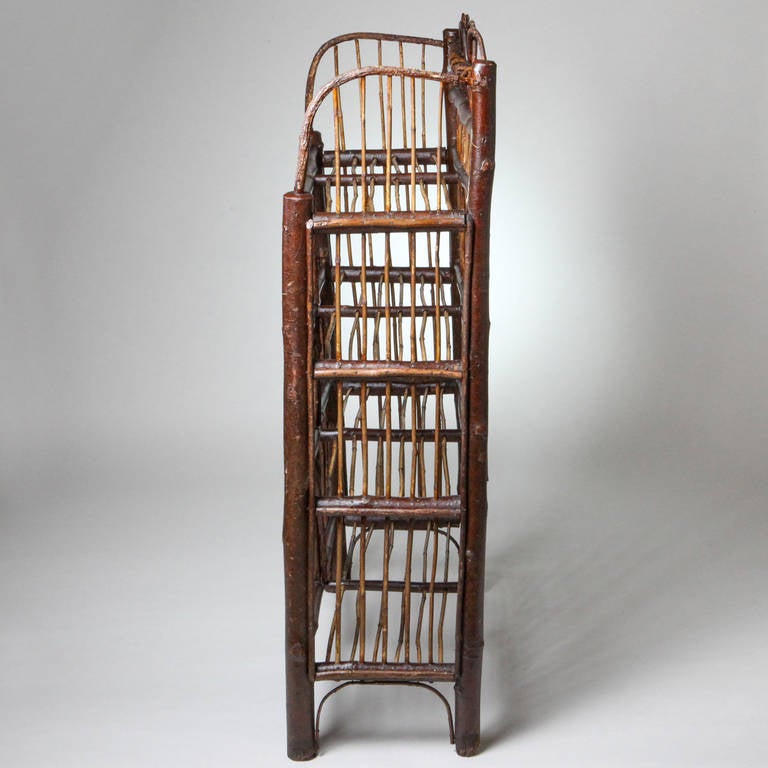 Adirondack Display Stand In Excellent Condition For Sale In New York, NY
