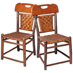 Vintage Pair of Old Hickory Chairs