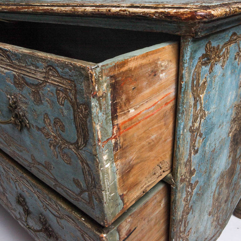 18th Century and Earlier 18th Century Painted Venetian Commode