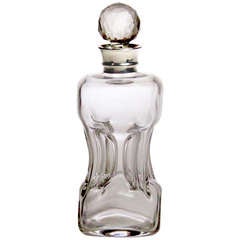 Asprey Pinched Glass Decanter