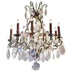 French Bronze Chandelier 8