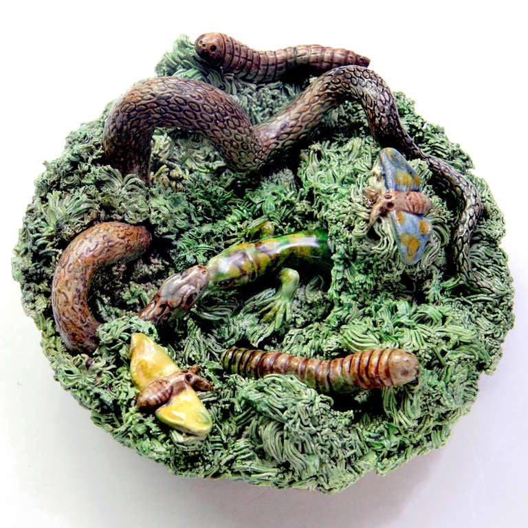 Portuguese Palissy Charger