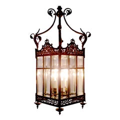 Brass Hall Lantern