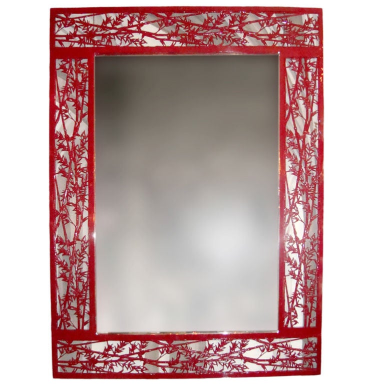 Oversized Lacquered Mirror