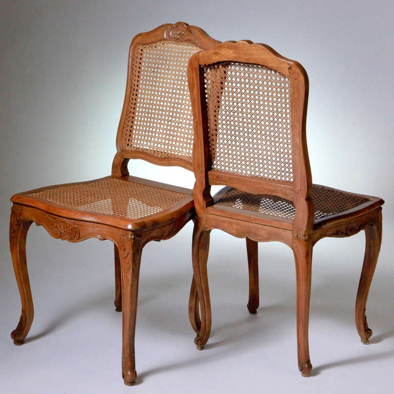 chaise cannee louis xv