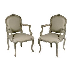 Pair of French Arm Chairs
