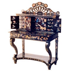 Antique Lacquered Dressing Table