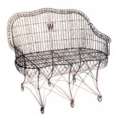 Iron Garden Bench Antique Iron Garden Bench