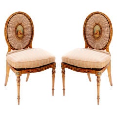 Pair of Satinwood Chairs