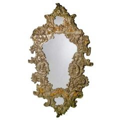 Italian Repousse Mirror