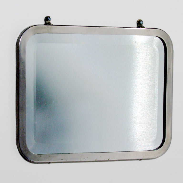 Antique Metal Bathroom Mirror