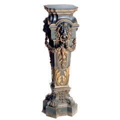 Antique Cast Iron Pedestal