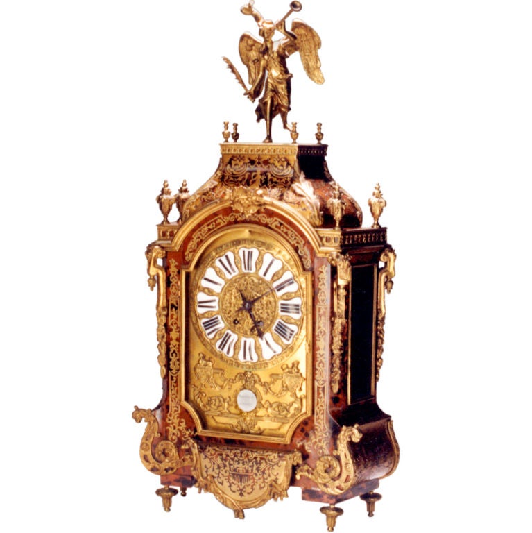 French Boulle Clock For Sale