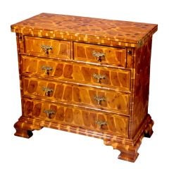 Scottish Oyster Wood Chest