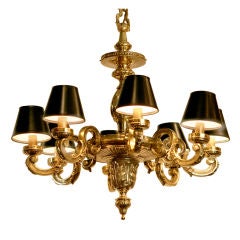 Irish Brass Chandelier 11