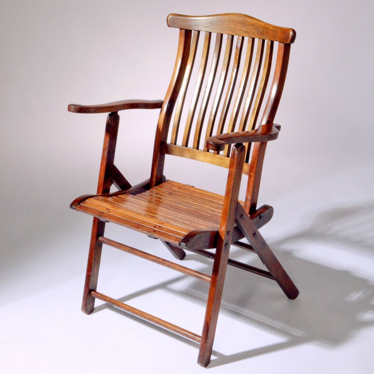 Ship's Deck Chair at 1stDibs