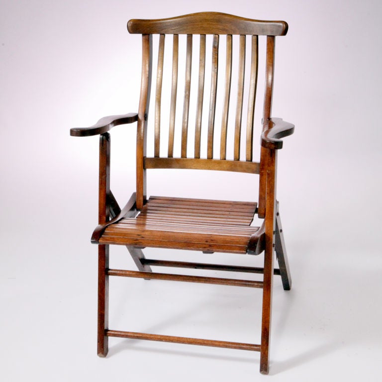 Ship's Deck Chair at 1stDibs