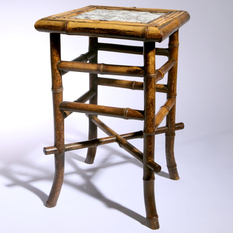 20th Century Bamboo Plant Stand