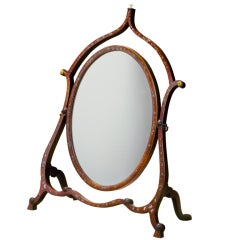 Satinwood Vanity Mirror