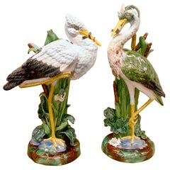 Holdcroft Heron and Stork Vases