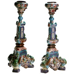 Cloisonne Candlesticks