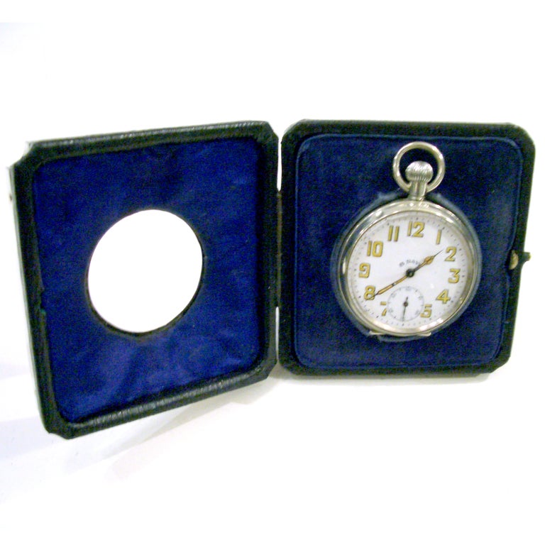 Silver Travel Clock
