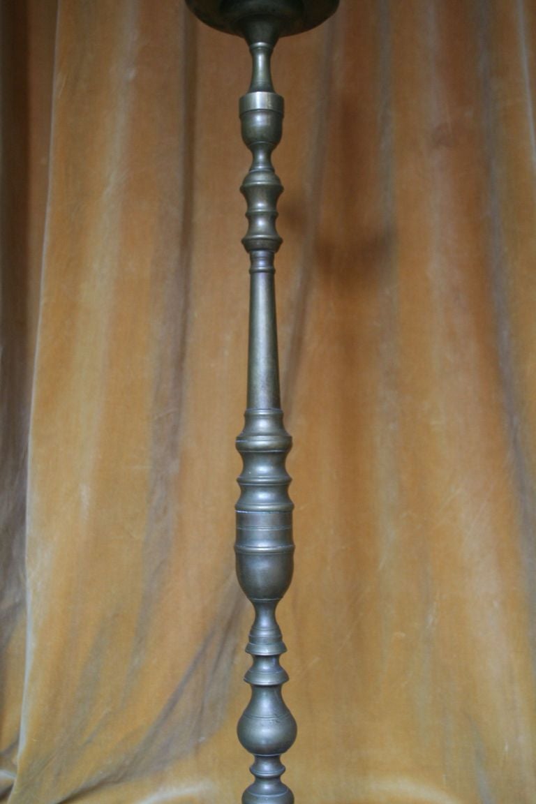 Mid-20th Century French Bronze Floor Lamp