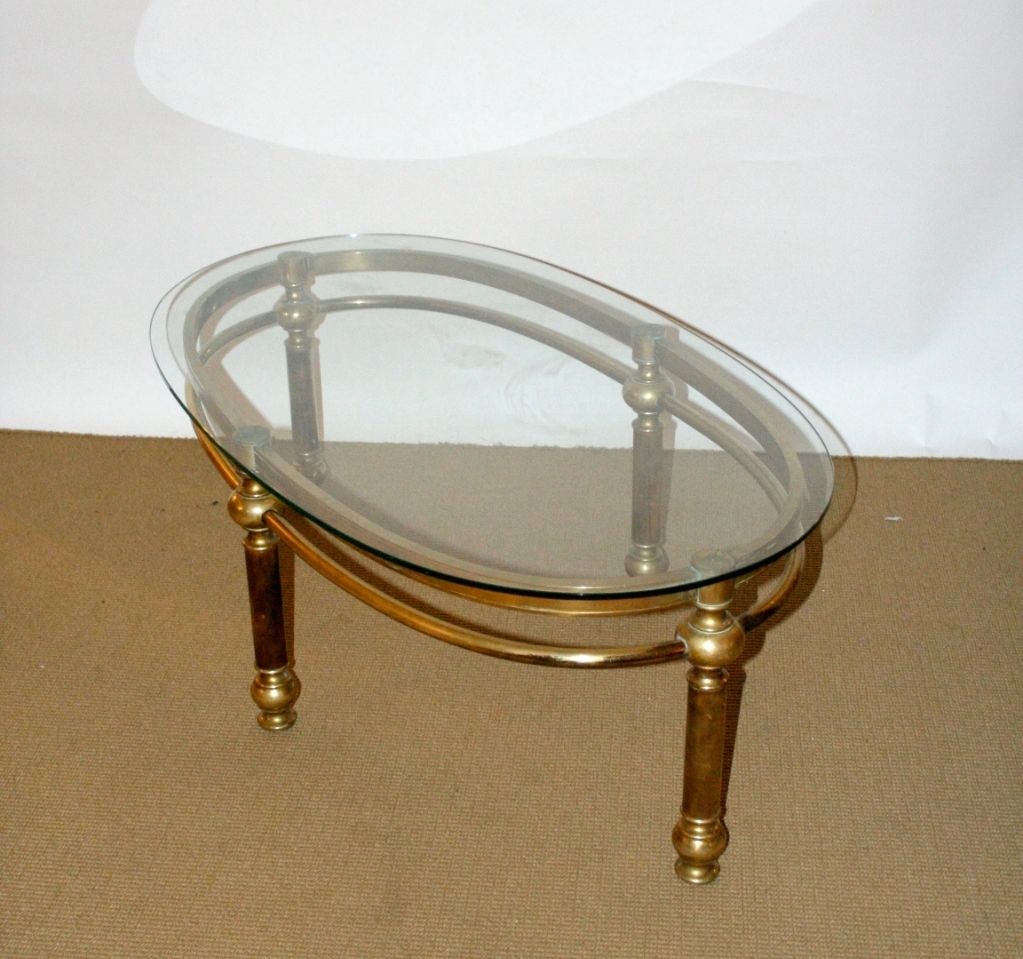 French Oval Brass coffee