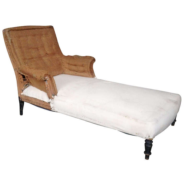 French 19th C. Chaise Longue at 1stdibs