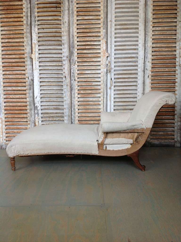 Unusual French Chaise Longue At 1stdibs 