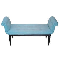 Vintage Turquoise Bench