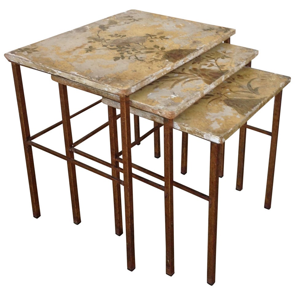 Set of Spanish Nesting Tables