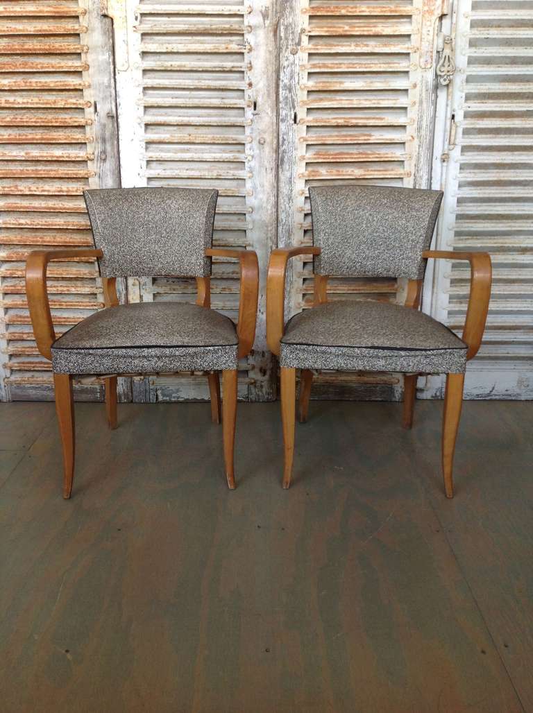 Pair of French Bridge Chairs