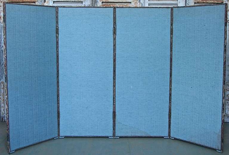Floral Folding Screen For Sale at 1stDibs