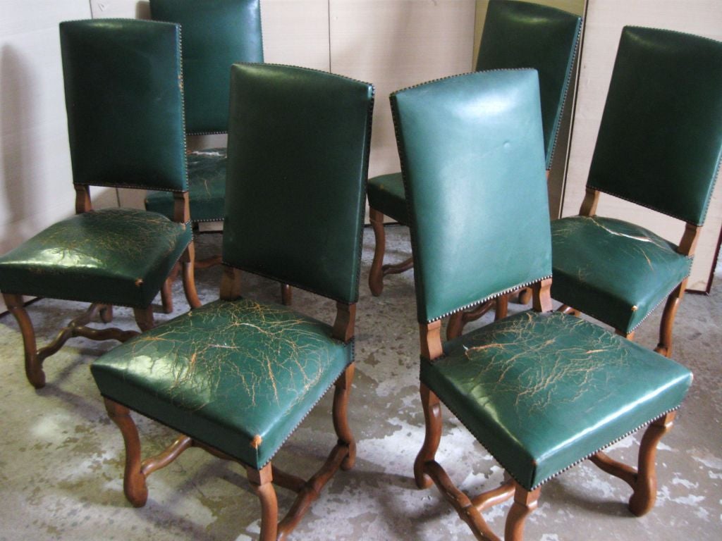 Mid-20th Century Elegant set of 6 French 