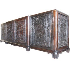 Antique Exceptional French 19thC Chinoiserie Sideboard / Cabinet