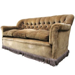 Antique Elegant French 19thC Sofa / Loveseat / Chauffeuse