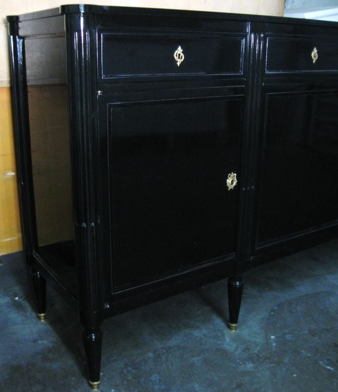 Superb French LXVI Style Lacquered Sideboard / Cabinet 1