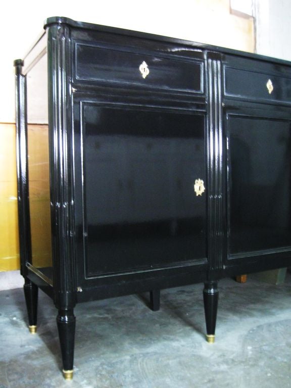Superb French LXVI Style Lacquered Sideboard / Cabinet 5