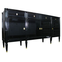 Superb French LXVI Style Lacquered Sideboard / Cabinet