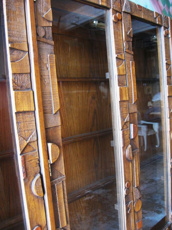 American Spectacular Cubist inspired Cabinet, Lane AltaVista